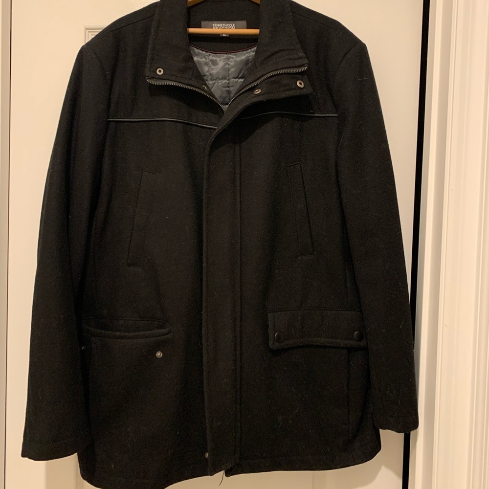 Men’s Kenneth Cole Reaction Black Jacket Size XL
